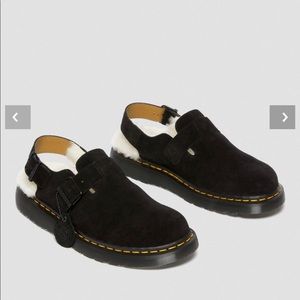 Dr. Martens Shoes Slingback Shearling Jorge Mule